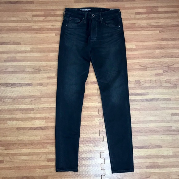 Farrah High-Rise Ankle Skinny Jeans, Misty - Picture 4 of 15
